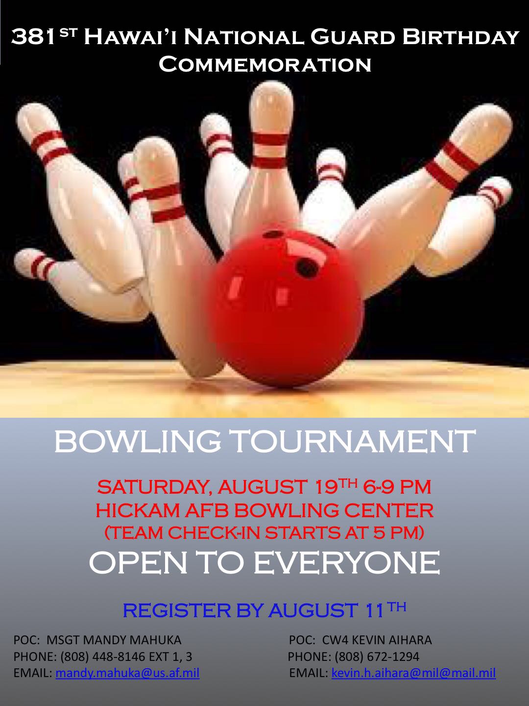 HNG Birthday Commemoration Bowling Tournment Fundraiser | Retiree News1080 x 1440